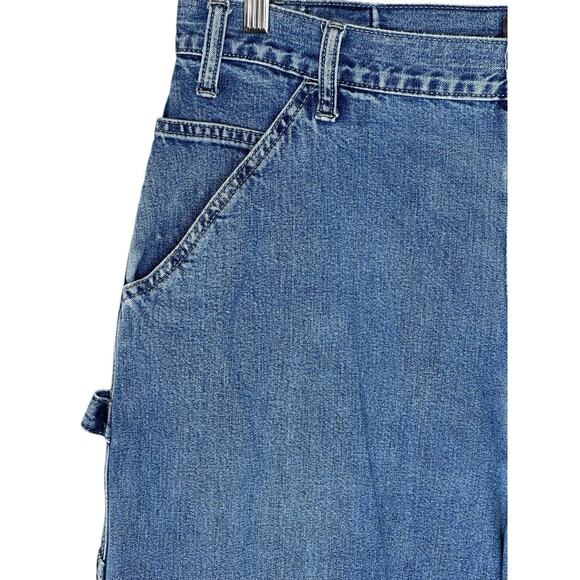 Vtg. Silvertab Levi’s Mens Baggy Carpenter Jeans 36X30‎ (Actual 29) Y2K Skater - Picture 2 of 14